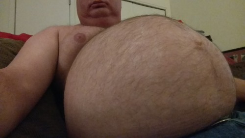 ballbelly:  Birthday weekend gluttony 53 ½"
