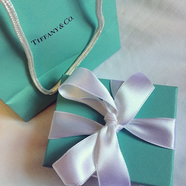 bergdorfprincess:  Little blue box for our fifth anniversary 💙 (at Tiffany &amp;