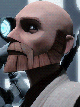 padawanlost:The Clone Wars | Bald/Beardless!Kenobi
