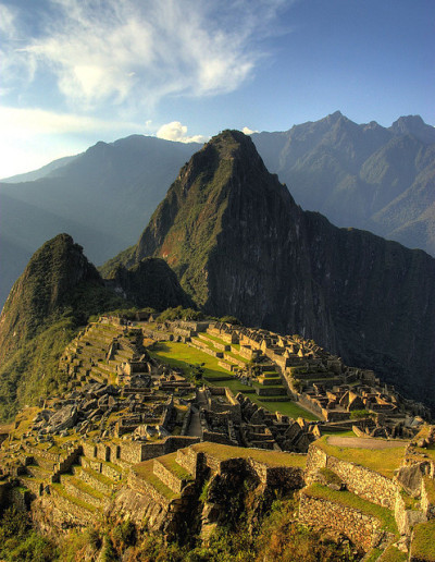 Sunset across Machu Picchu, Peru