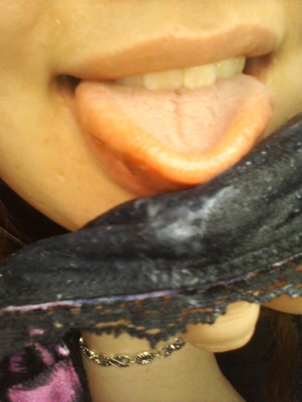 labellaashley69:  YEP!! destroyed those panties!!! who wants a taste? 