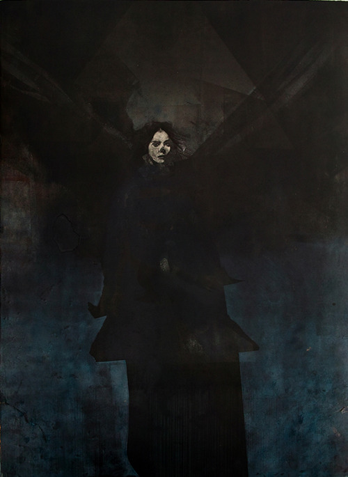 Winds of Limbo -  Jason Greig, 2011.New Zealander,b.1963-Monoprint,760 x 560 cm