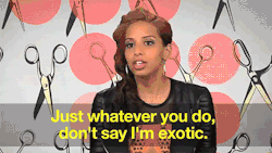 sarcasticmisterknowitall: carefreeteee:  Girl Code: you’re doing it right.  if someone says i’m exotic one more time.. 