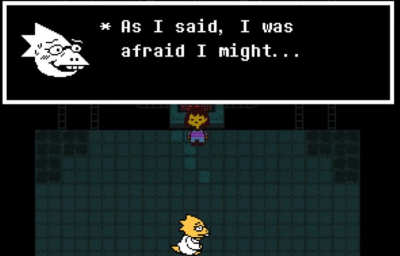 lillinapoc:  undertale-science:  Alphys is suicidal. Without Undyne, she would have