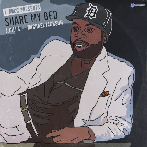 Design for J. Rocc’s J. Dilla and Michael Jackson collab album “Share My Bed”. Check out more on htt