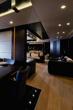 Livingpursuit:  Livingpursuit:  Sunseeker 130 Sport Yacht Interior Design | Source