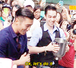 cin2min:  Siwon’s ice bucket challenge and nominating EunHae and Sungil Park (x)