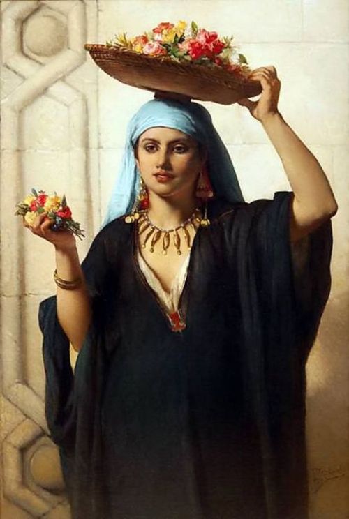 lesfressange:                                 Atelier de Lesfressange (Series XVII) 1. Femme de  Algérie    by Frederick Arthur Bridgman 2.  Young Turkish Woman Theodoros Ralli - 1879  3.  The Woman from Constantinople,