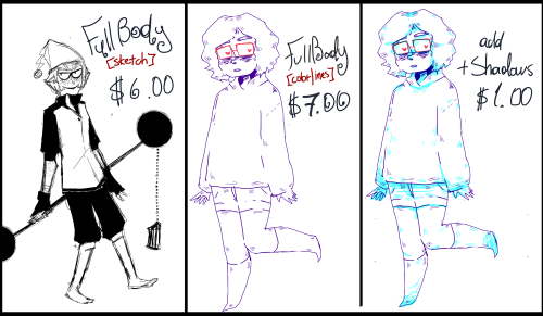 chococheese-arts:  COMMISSIONS ARE OPEN SIDE NOTE: additional characters cost ŭ.00 each! Wow I finally did it!! Since I need money to buy my kitty food and to pay my medicine and health care I open my commissions! Since I am not from the US I try to