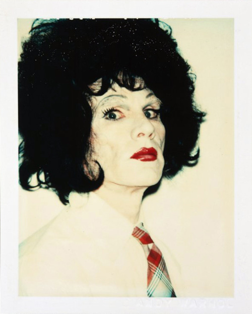arpeggia:  Andy Warhol - Self Portrait in Drag, 1981 