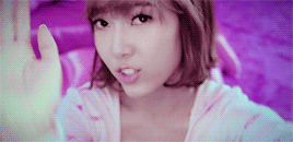 sshinhye:    gif meme : 16 - colors pink &amp; purple   snsd 