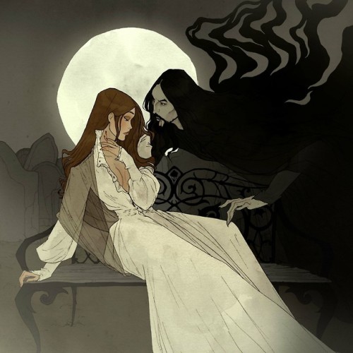 ex0skeletal: Dracula Illustrations by Abigail Larson Tumblr // Society6 // Instagram