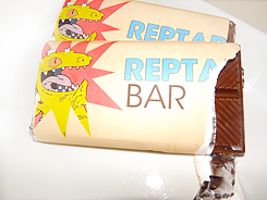 theweepingtimelord:  REPTAR BARS!!! Recipe under the cut. Reptar bar! Reptar bar!