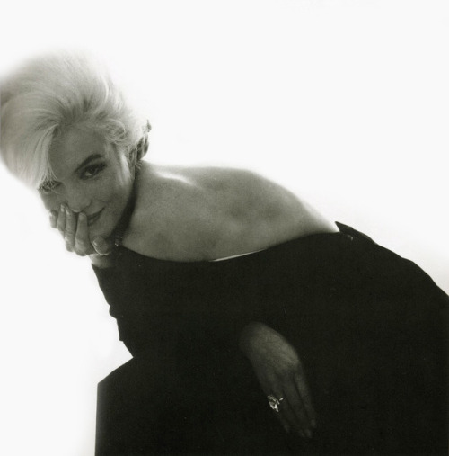 Marilyn Monroe photographed in 1962 by Bert Stern, shortly before the end.