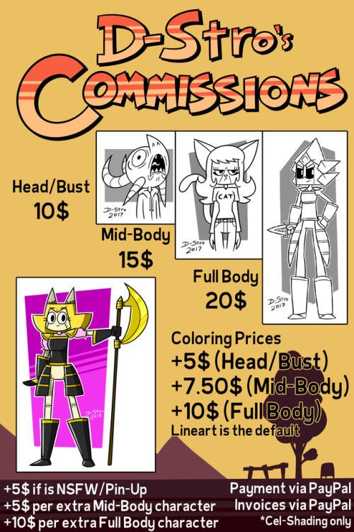 OPEN COMMISSIONS! NOW MAKING GIFS!For money!What you need to know:I need some references and a brief