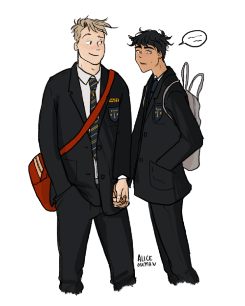 spacezeros:be warned… these boyfriends will stand outside the school gate and gossip about you……day 