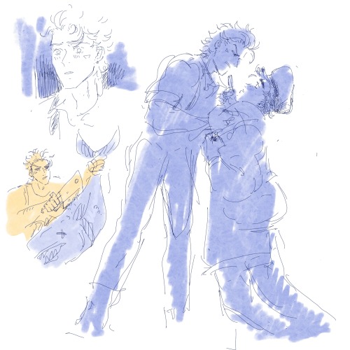 sketches of Klaus au Joseph & Caesar bc I love this movie and the personalities fit so wellI’d c