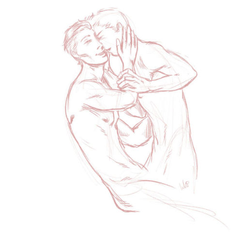 What I hope to happen someday – a reunion of Lucien with his beloved Torin! Just a quick sketc