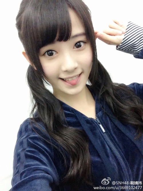 shanghai48:  2014-06-18 Happy 19th Birthday to SNH48 Team NII member Ju Jingyi!