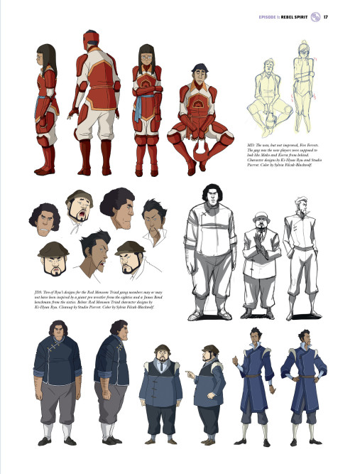 avatarlegends:Brand new page previews of Legend of Korra: The Art of the Animated Series Book Two!No