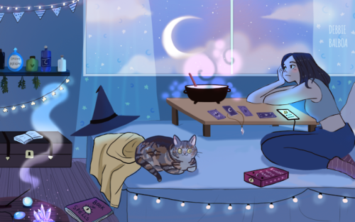 Witchy room commission