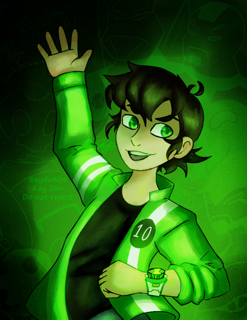 Ben 10 was trending on Twitter. I was saving this for later in the month, but here’s redraws of this