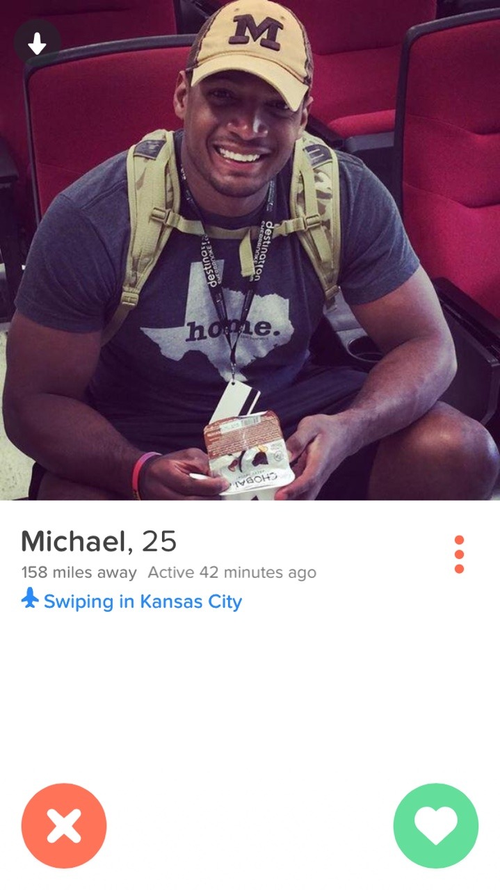 I swiped right. superchocbear said he&rsquo;s done for if Michael Sam also swipes