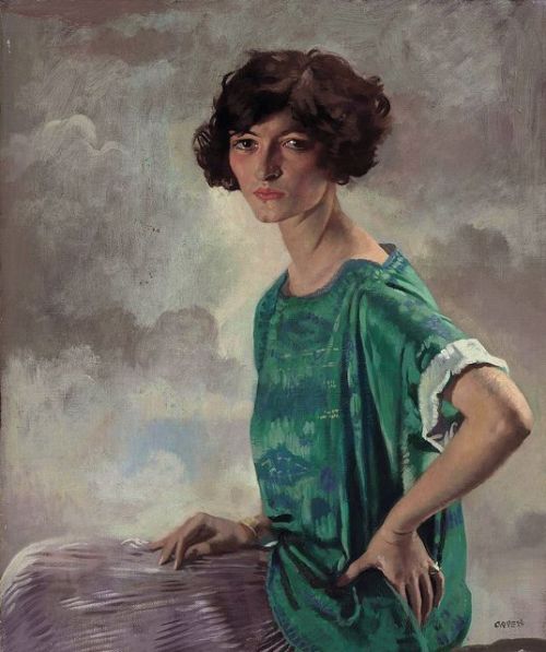 womeninarthistory:Portrait of Gertrude Sanford, William Orpen