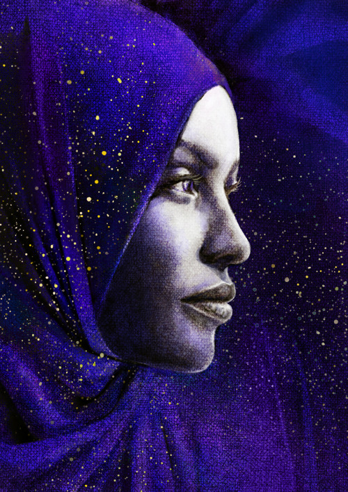 soulist-aurora: The moonlight with purple velvet by Hajin Bae for Iman Mohamed omggggg probably on