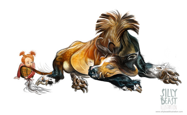 illustrationanddesign:  Silly Beasts by Therese Larsson 
