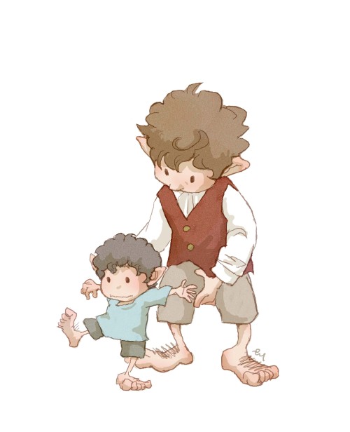 doublenegativemeansyes:you are a bit too little for an adventure, Frodo. 