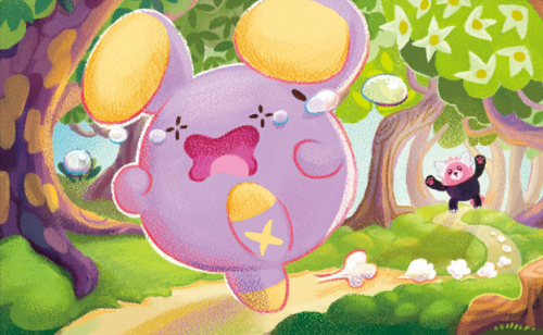 lovepokemontcg: illus. Shibuzoh. “Whismur” from Celestial Storm