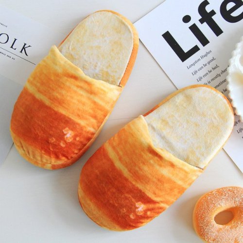 drdenyz: hazylines: our very cute bread slippers :’) or i guess you could call them&helli