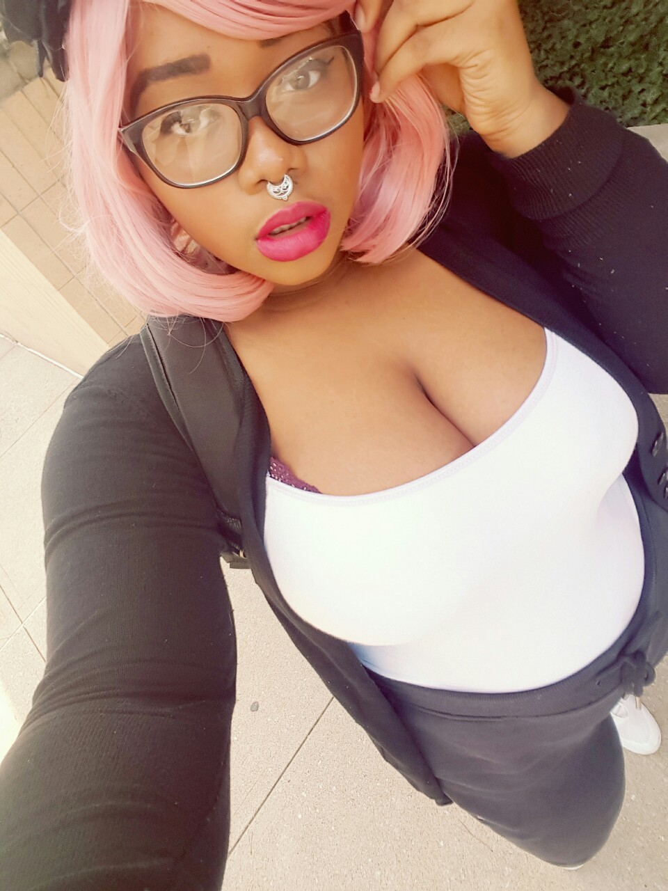 afatblackfairy:  Today was nice 💕 and also filled with sexual tension 😂  😍😍😍😍😍