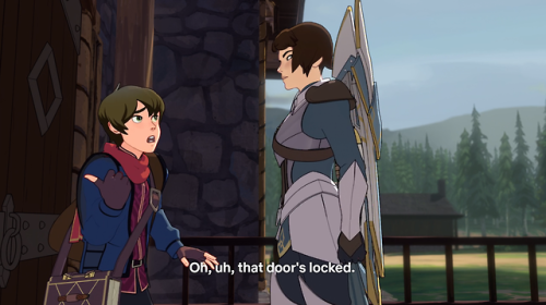 sunellix:THERE IS A DEAF CHARACTER WHO USES ASL IN THE DRAGON PRINCE I LOVE HER