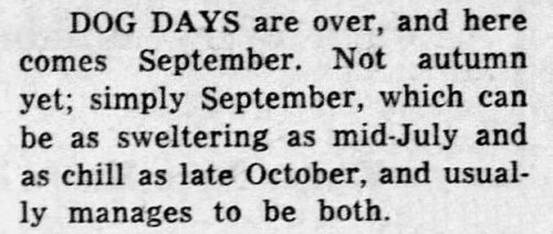September; I Am Filled With Hope.
