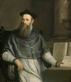 Paolo Veronese (Paolo Caliari, called il Veronese, 1528-1588), Portrait of Daniele Barbaro, 1561-65; oil on canvas, 121 x 106 cm. Rijksmuseum, Amsterdam  “Architect, writer and commentator, Daniele Barbaro (1514-1570) worked to an Italian translation