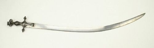 art-of-swords:Tulwar SwordDated: 17th centuryCulture: IndianMeasurements: 86 cm in overall lengthOf 