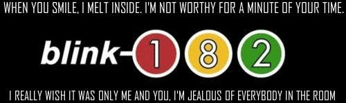 postpokemonc0re:  blink-182 - First Date [x]my edit, not my gif. don’t remove my caption please, thnx. :-)
