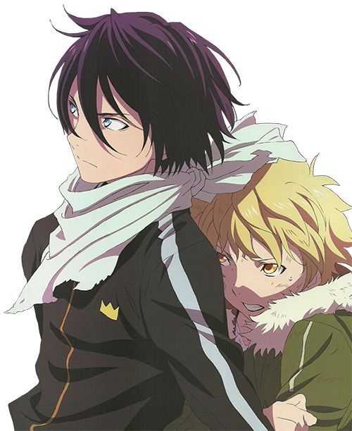 preciousghoul-blog:  Transparent Yato protecting precious Yukine cleaned&amp;redrawn