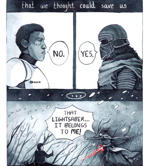 sangamanga:a short comic Finn and Kylo Ren, and about the different choices that people make