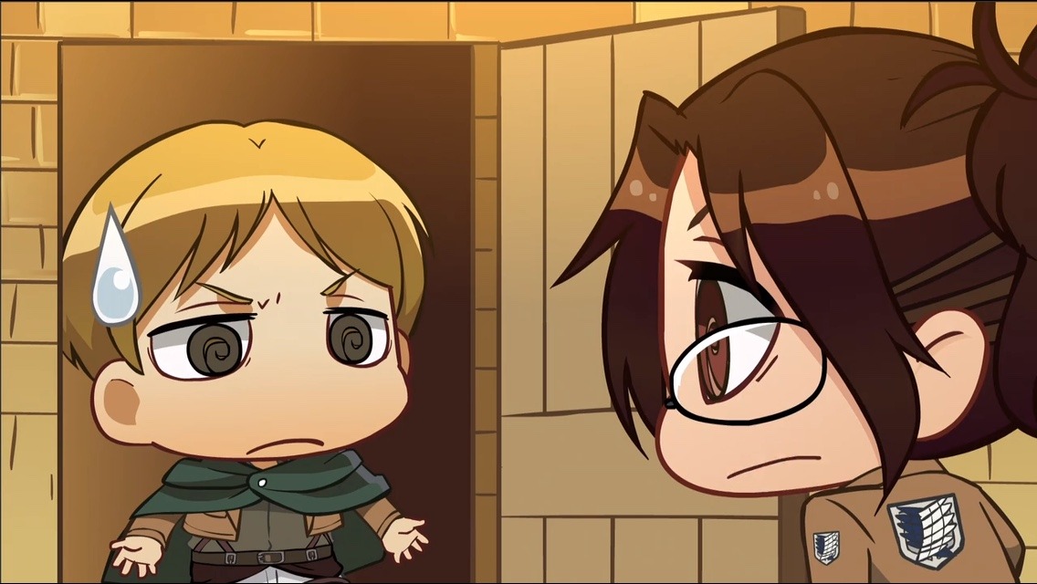 jieshark:  Ahhhhhh～Moblit is so cuuuuuute！！！≧∇≦（So is Hanji！！！