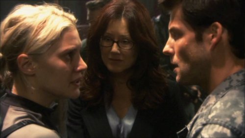 catherine-tate-fangirl:Laura Roslin/Kara Thrace Appreciation Post