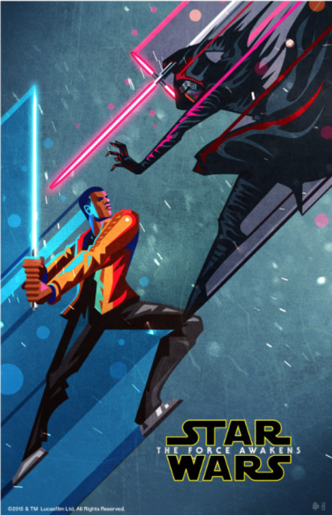 pixalry:   The Force Awakens Poster Set - Created by Kaz Oomori  Check out how to get a set for yourself here. 