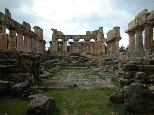 historyfilia:Temple of Zeus in Cyrene, Libya