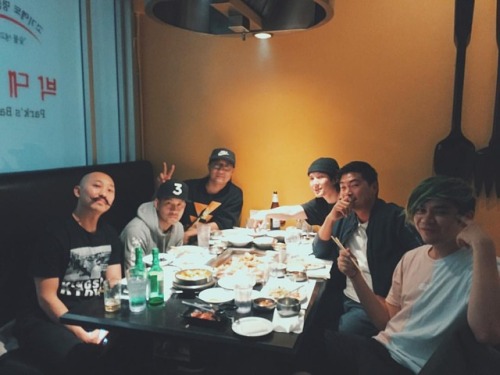 EATING KBBQ WITH @fareastmovement (at Los Angeles, California)