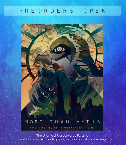 riordanversezine: MORE THAN MYTHS IS NOW OPEN FOR PREORDERS! Be sure to help us spread the word by r