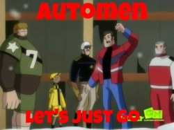 projecttransfan:  “We need to get to Sumdac Tower. Auto—uh, men. Transfo—er, uh, roll—er, uh, oh, let’s…let’s just go.” - Optimus Prime, Transformers: Animated, Episode 37 ‘Human Error, Part 1’