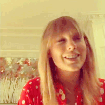 ithinkiknowhereyoubelong:  If you feel sad here’s a gifset of Taylor Swift being the cutest being on the planet ♡