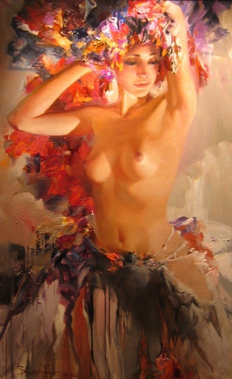 artbeautypaintings:  unknown - Ivan Slavinsky 